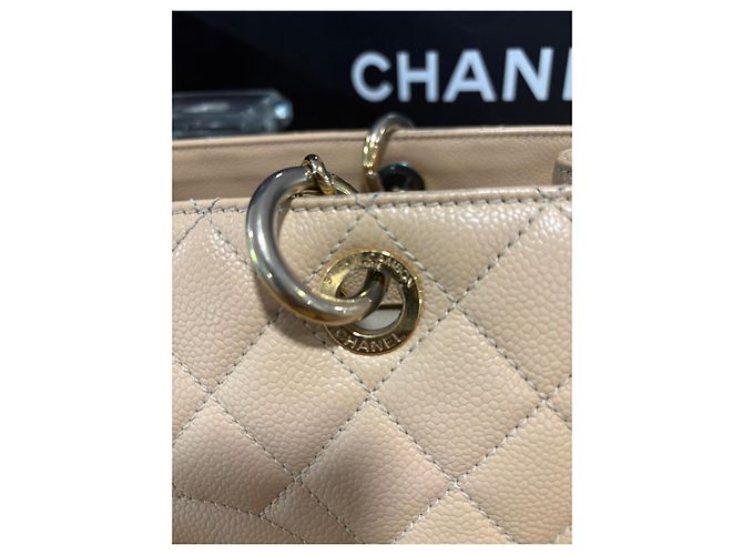 Chanel Caviar Leder Shopper beige - Ansicht 17