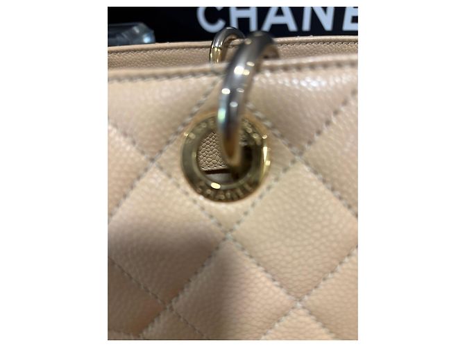Chanel Caviar Leder Shopper beige - Ansicht 19