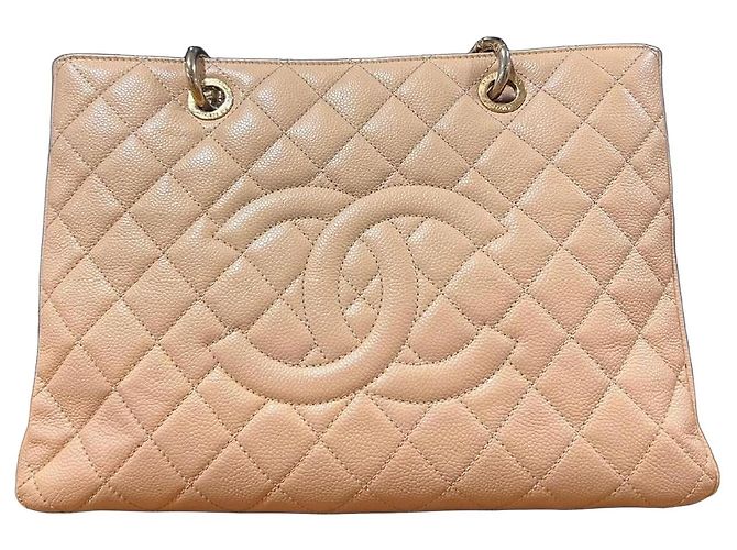 Chanel Caviar Leder Shopper beige - Ansicht 2