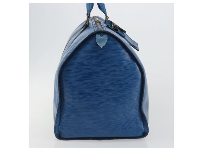 Louis Vuitton Keepall Epi 55 Blu - vista 3