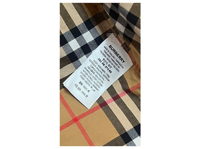 Camisa de algodón con estampado Haymarket Check Burberry Castaño Negro Blanco Roja Beige - vista 6