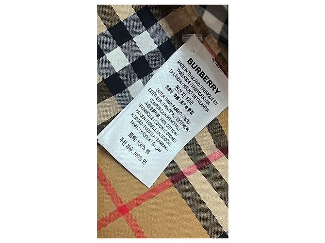 Camisa de algodón con estampado Haymarket Check Burberry Castaño Negro Blanco Roja Beige - vista 7
