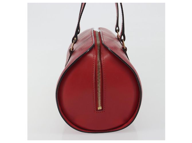 Louis Vuitton Soufflot in pelle Epi Rosso - vista 3
