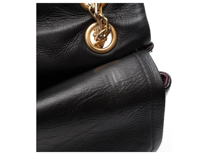 Borsa a tracolla Chanel 2.55 Chevron V-Stitch Double Flap Nero - vista 10
