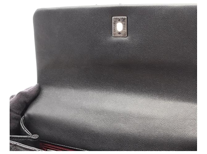 Borsa Chanel Coco Handle 29 Top Flap Nero - vista 7
