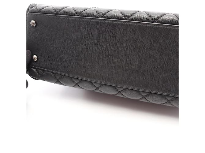 Borsa Chanel Coco Handle 29 Top Flap Nero - vista 9