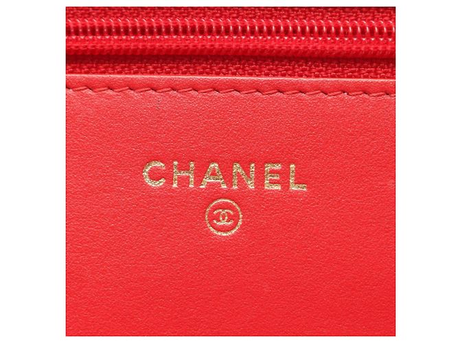 Chanel CC Filigree Matelassé Schultertasche Rot - Ansicht 4