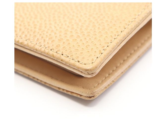 Chanel Coco Mark Bi-fold Long Wallet Beige - Ansicht 10