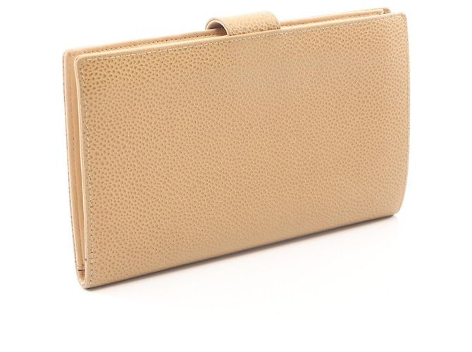 Chanel Coco Mark Bi-fold Long Wallet Beige - Ansicht 2