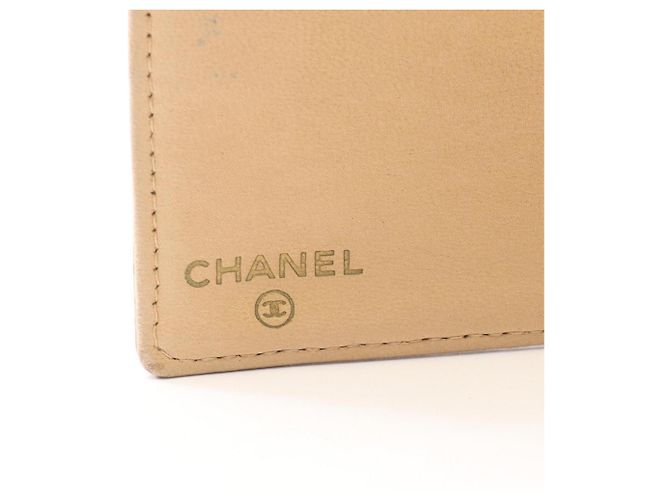 Chanel Coco Mark Bi-fold Long Wallet Beige - Ansicht 4