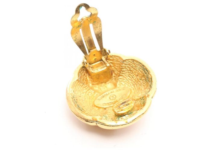 Chanel Coco Mark Clover Ohrringe Golden - Ansicht 6