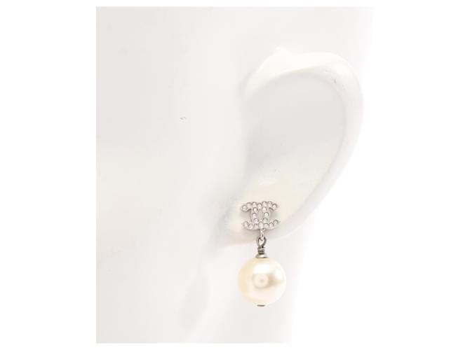 Orecchini pendenti Chanel Coco Mark D'oro Crudo - vista 4