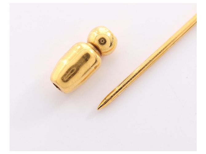 Spilla a forma di logo Chanel Coco Mark D'oro - vista 4
