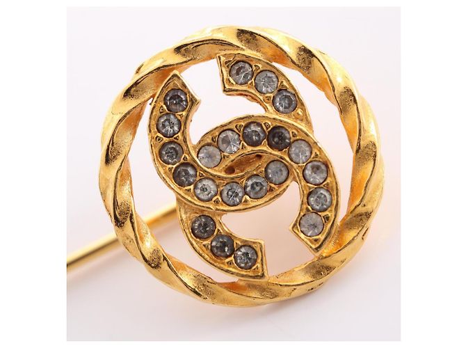 Spilla a forma di logo Chanel Coco Mark D'oro - vista 5