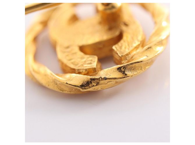 Spilla a forma di logo Chanel Coco Mark D'oro - vista 6
