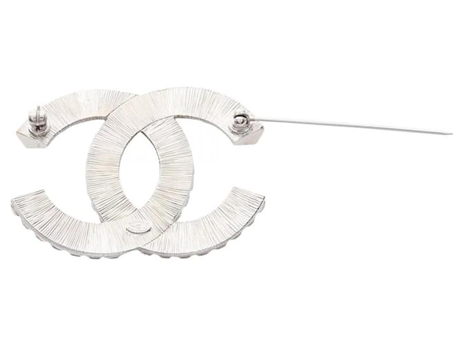 Chanel Coco Mark Brosche Silber - Ansicht 2