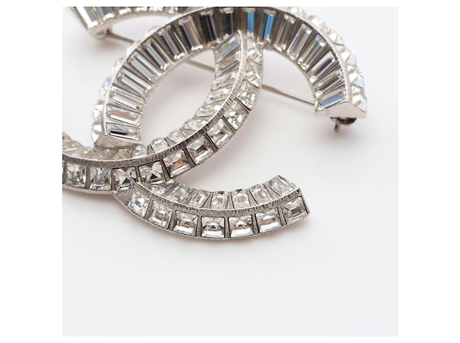 Chanel Coco Mark Brosche Silber - Ansicht 5