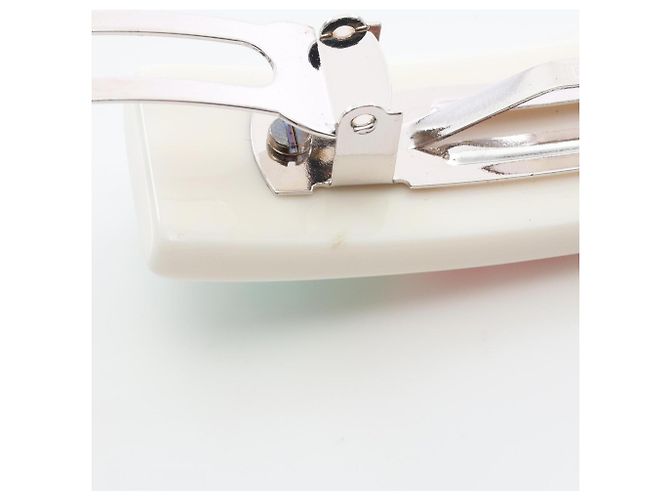 Haarschmuck Barrette Chanel Coco Mark Pink Weiß Mehrfarben - Ansicht 4