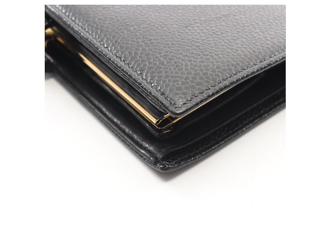 Chanel Coco Mark Bi-Fold Long Wallet Schwarz - Ansicht 10
