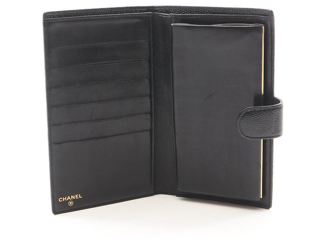 Chanel Coco Mark Bi-Fold Long Wallet Schwarz - Ansicht 3