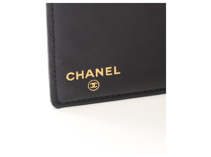 Chanel Coco Mark Bi-Fold Long Wallet Schwarz - Ansicht 4