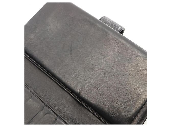 Chanel Coco Mark Bi-Fold Long Wallet Schwarz - Ansicht 6