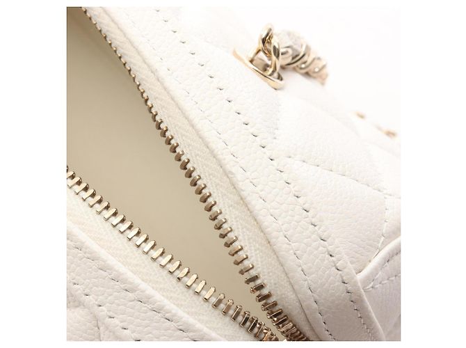 Borsa a Spalla 2-Way Matelassé Chanel Bianco - vista 6