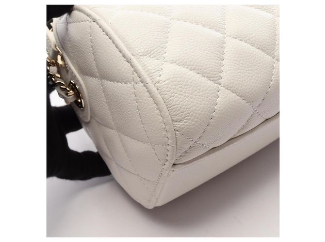 Borsa a Spalla 2-Way Matelassé Chanel Bianco - vista 8