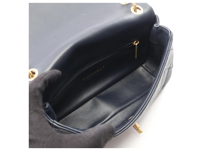 Borsa a Spalla 2-Way Matelassé Chanel Blu navy - vista 3