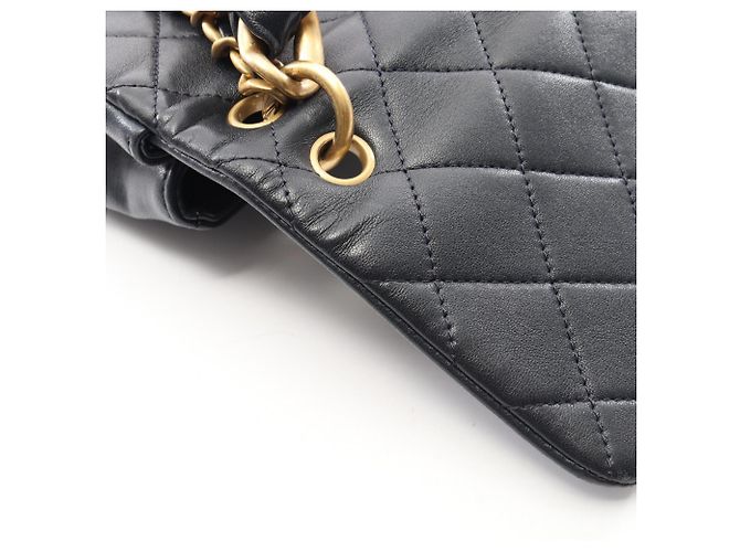 Borsa a Spalla 2-Way Matelassé Chanel Blu navy - vista 8