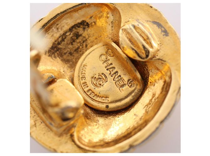 Chanel Matelassé Circle Ohrringe Golden - Ansicht 3