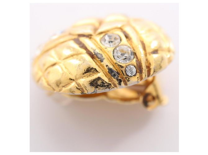 Chanel Matelassé Circle Ohrringe Golden - Ansicht 8