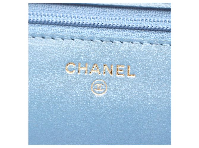 Borsa a Spalla Chanel Matelassé Denim Blu - vista 4