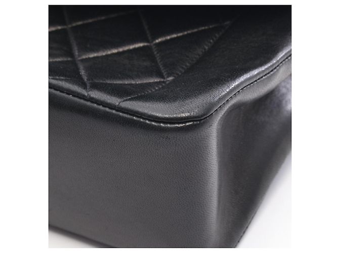 Borsa a Spalla Chanel Matelassé Diana Flap Nero - vista 6
