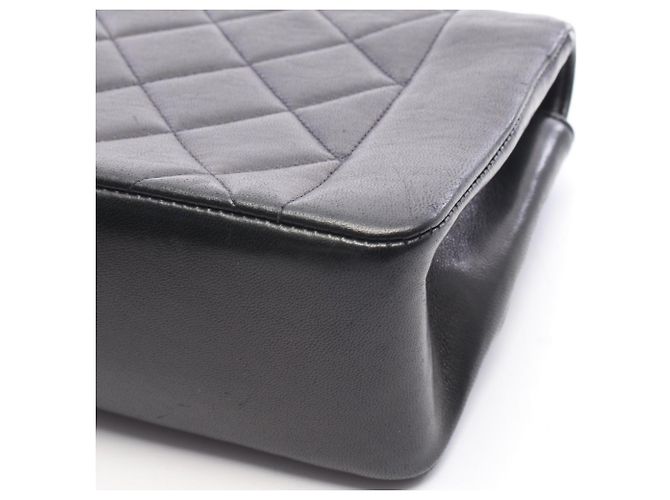 Borsa a Spalla Chanel Matelassé Diana Flap Nero - vista 8