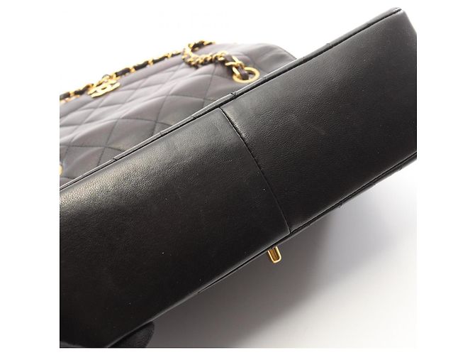 Borsa a tracolla Chanel Matelassé Diana Flap Nero - vista 10