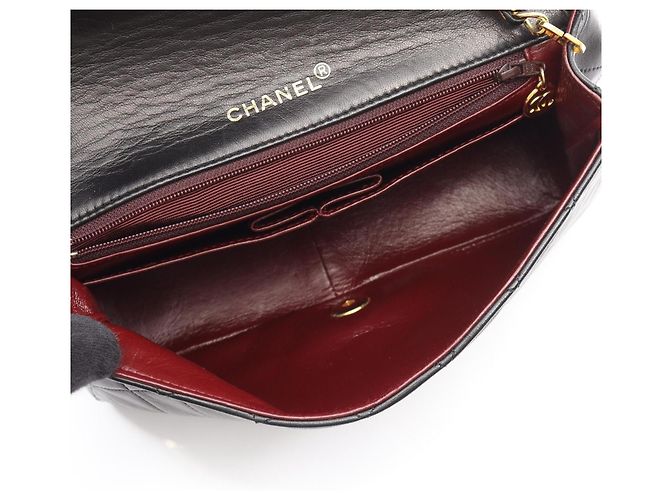 Borsa Chanel Matelassé Full Flap Nero - vista 3