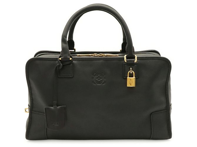 Borsa Loewe Amazona 36 Anagram Nero - vista 2