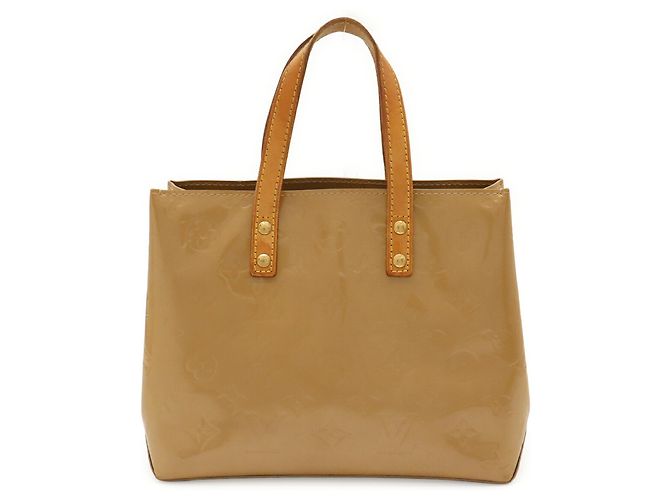 Borsa Louis Vuitton Monogram Vernis Lead PM Nocciola - vista 2
