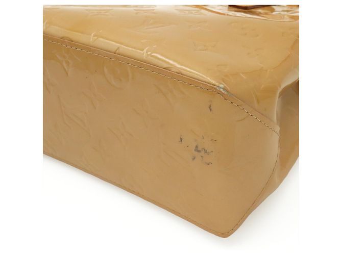 Borsa Louis Vuitton Monogram Vernis Lead PM Nocciola - vista 4