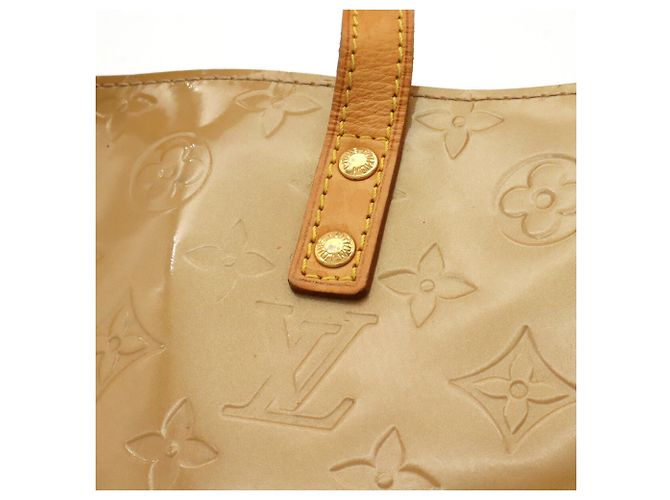 Borsa Louis Vuitton Monogram Vernis Lead PM Nocciola - vista 5