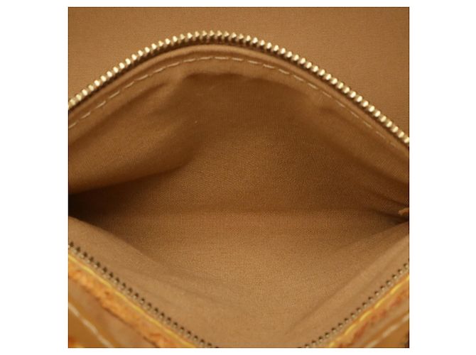 Borsa Louis Vuitton Monogram Vernis Lead PM Nocciola - vista 8