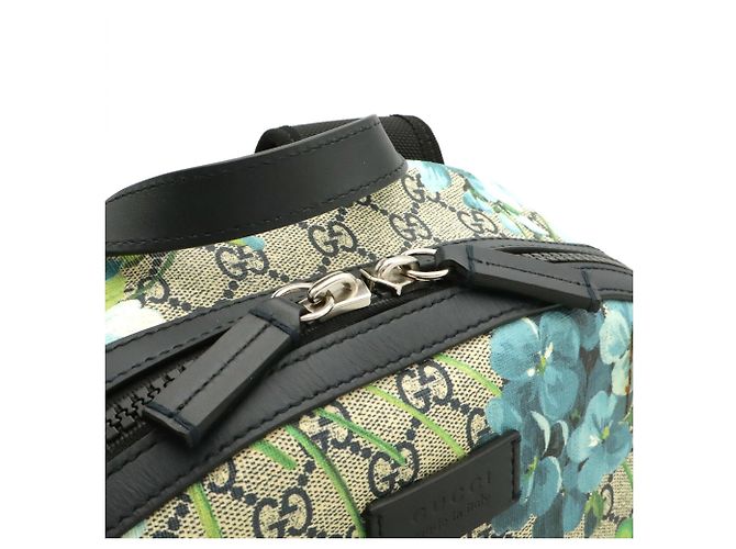Zaino Gucci GG Blooms Supreme Blu Multicolore - vista 6