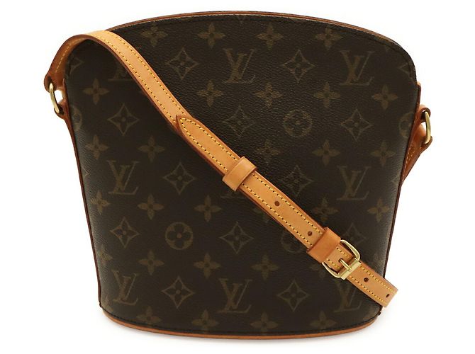 Borsa a Spalla Louis Vuitton Monogram Druot Marrone - vista 2
