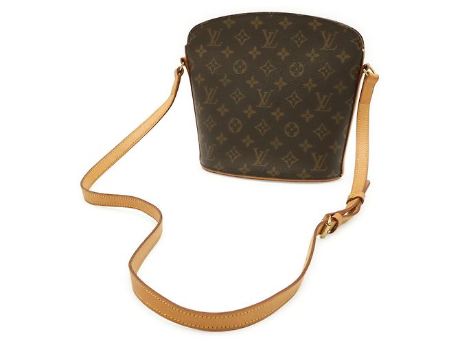 Borsa a Spalla Louis Vuitton Monogram Druot Marrone - vista 3