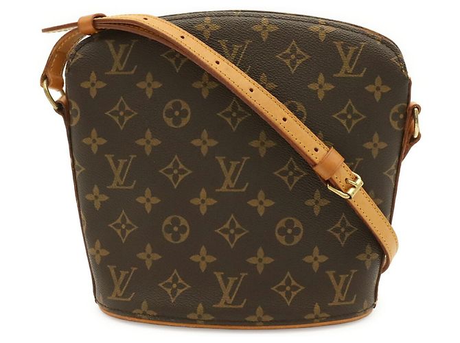 Borsa a Spalla Louis Vuitton Monogram Druot M51290 Marrone - vista 2