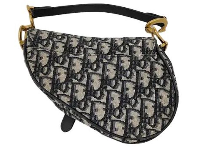 Christian Dior Saddle Oblique Canvas Mini Beige - vista 2