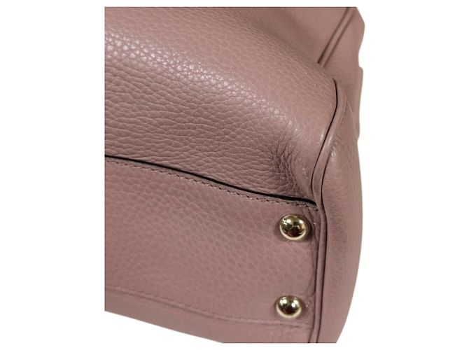 Borsa a Spalla Gucci Bamboo Rosa - vista 10