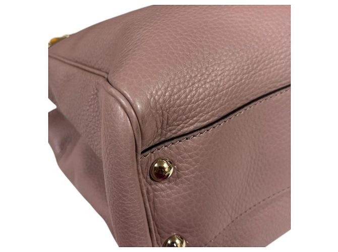 Borsa a Spalla Gucci Bamboo Rosa - vista 11
