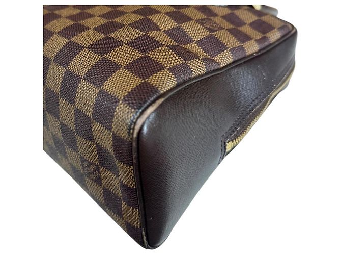 Borsa Louis Vuitton Brera Damier Marrone - vista 12